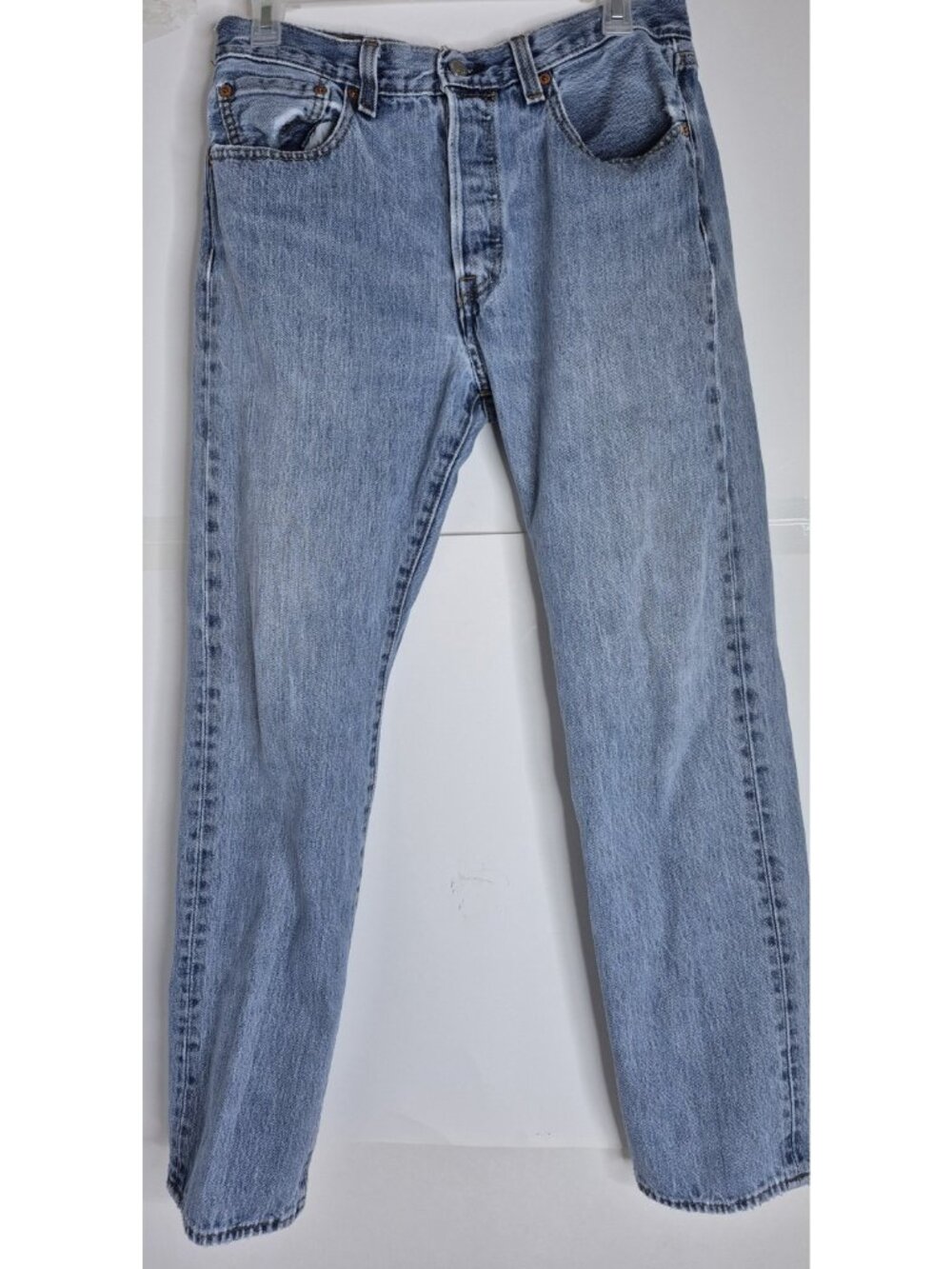Vtg 501 Original Fit Denim Jeans Button Fly Men's 32x30 (Actual Sz 31x29)